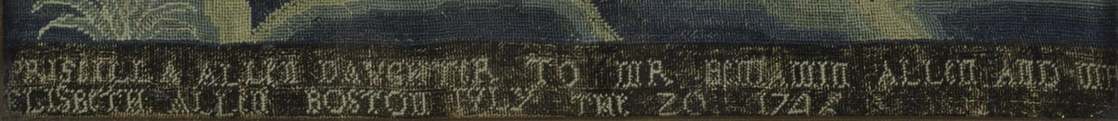 1962.0588 Needlework Picture, Detail 11