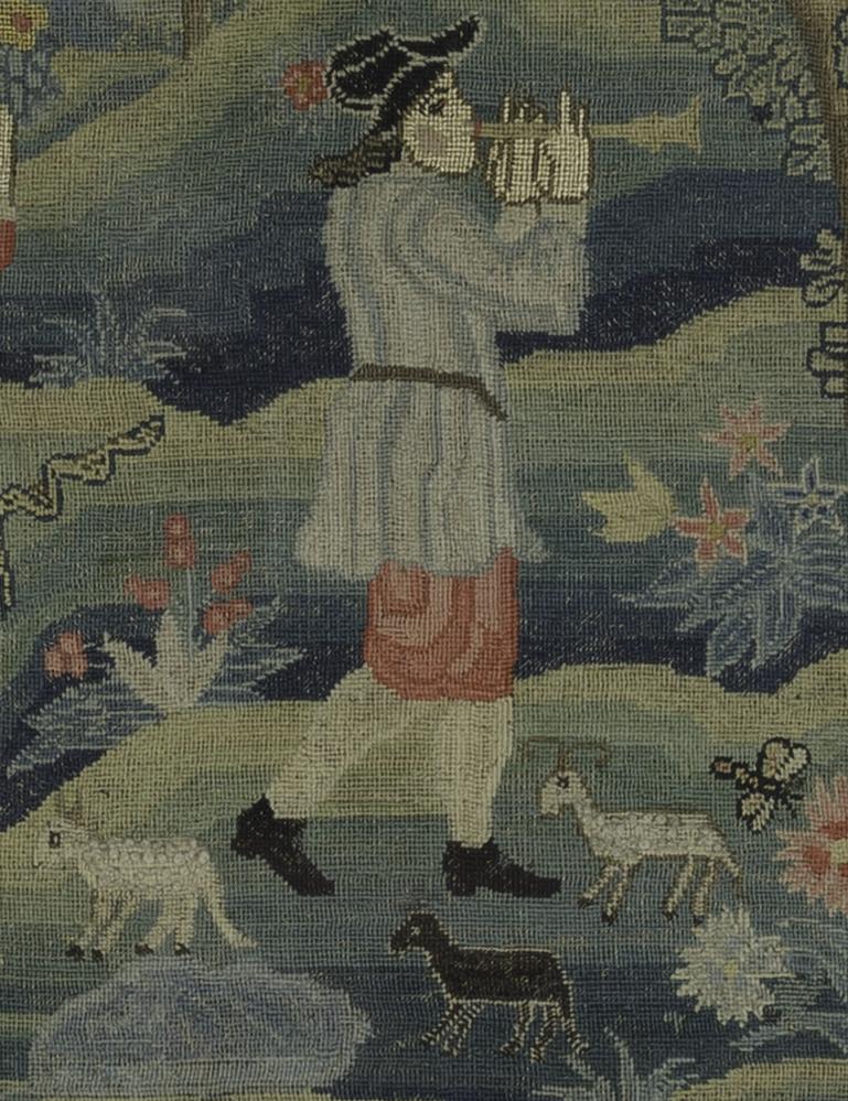 1962.0588 Needlework Picture, Detail 5