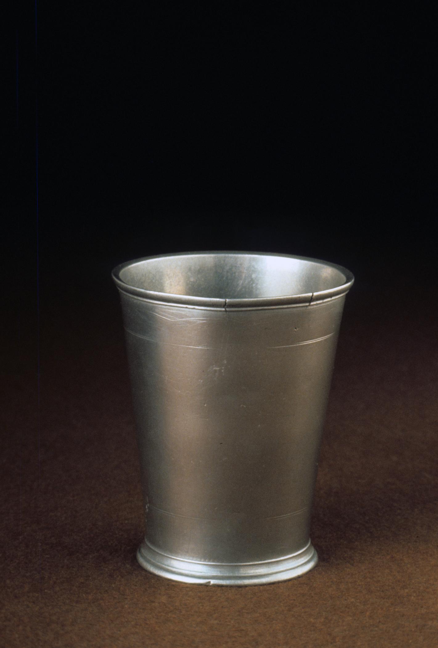 1962.0603 Pewter beaker