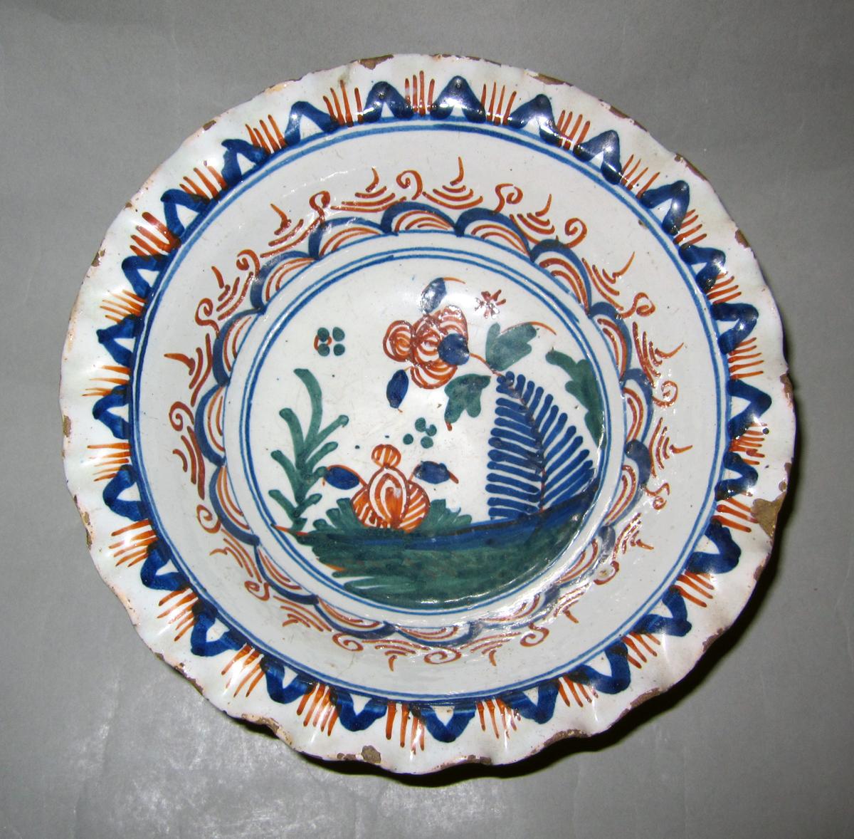 1962.0670 Delf bowl top
