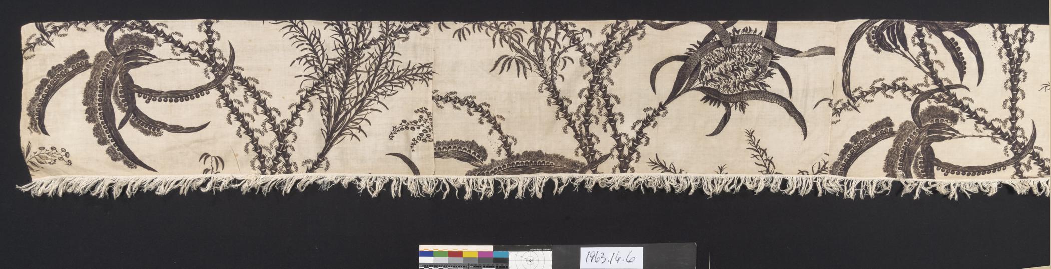 1963.0016.006 Bed hanging, detail