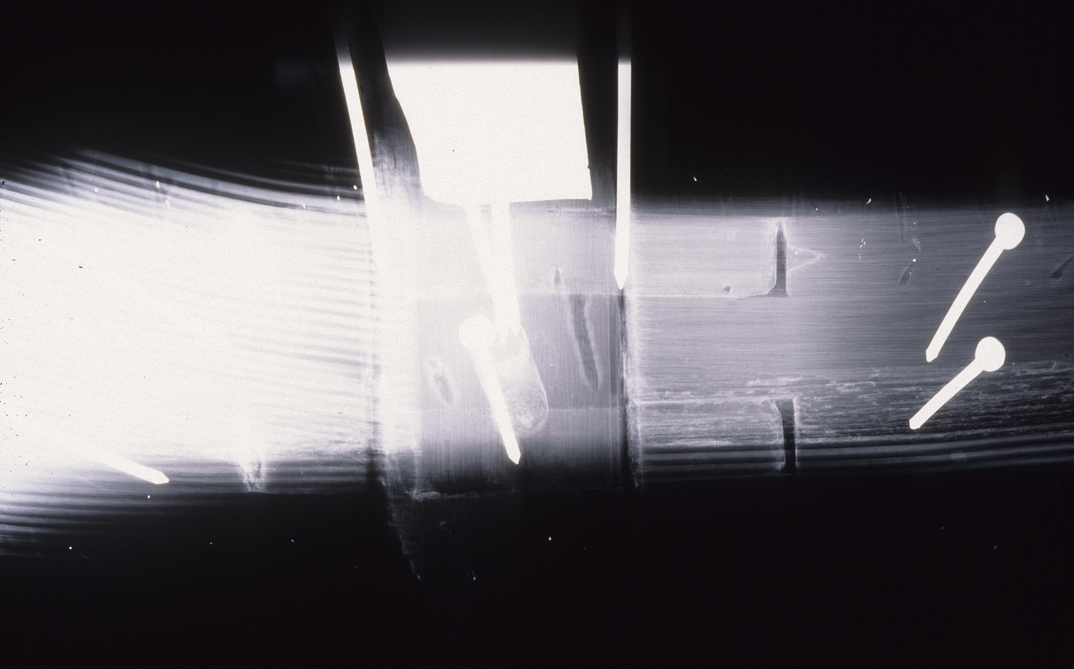 1963.0036 Settee, detail 1, x-ray