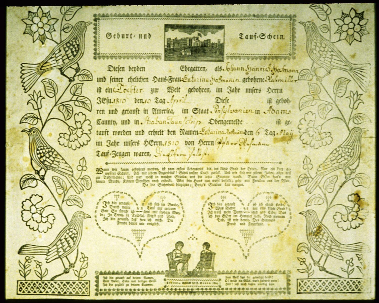 1963.0038 Fraktur