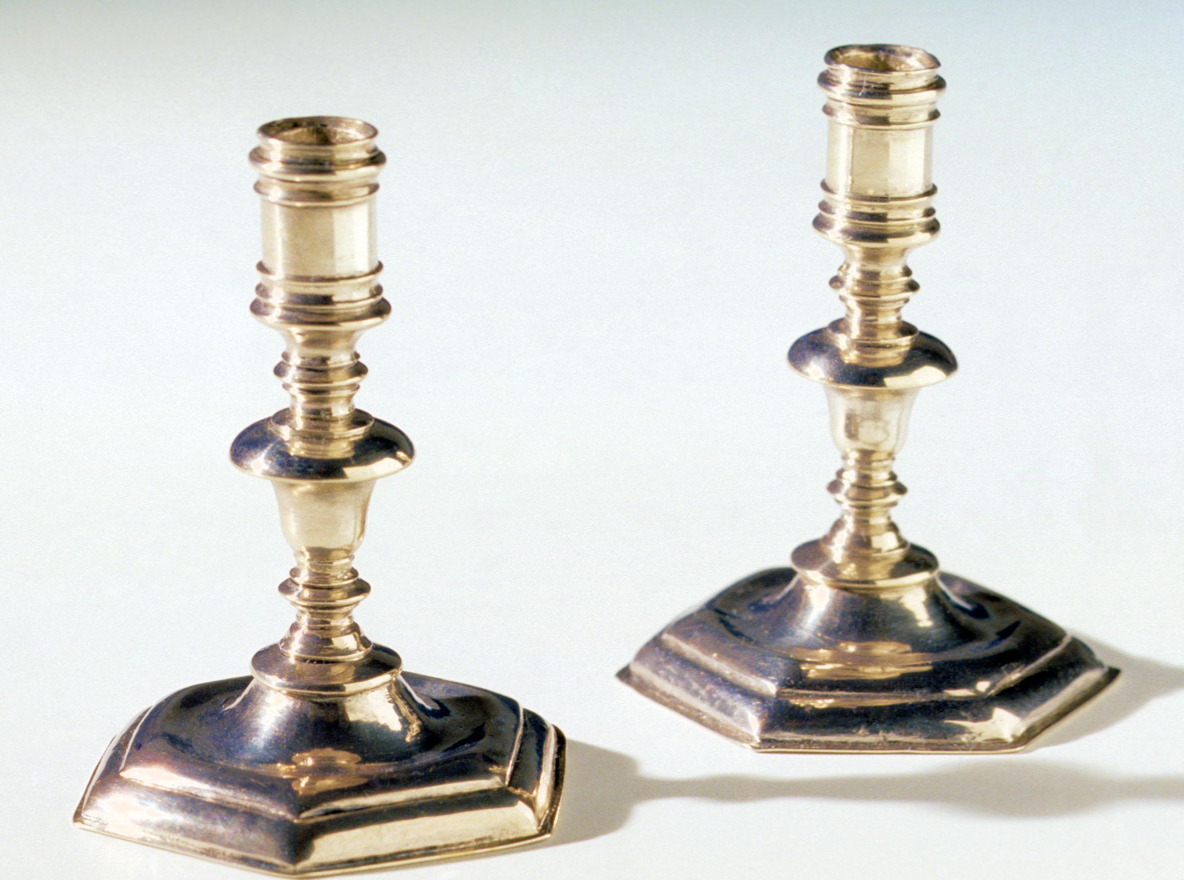 1955.0136.038, 1955.0136.039 Miniature Candlestick