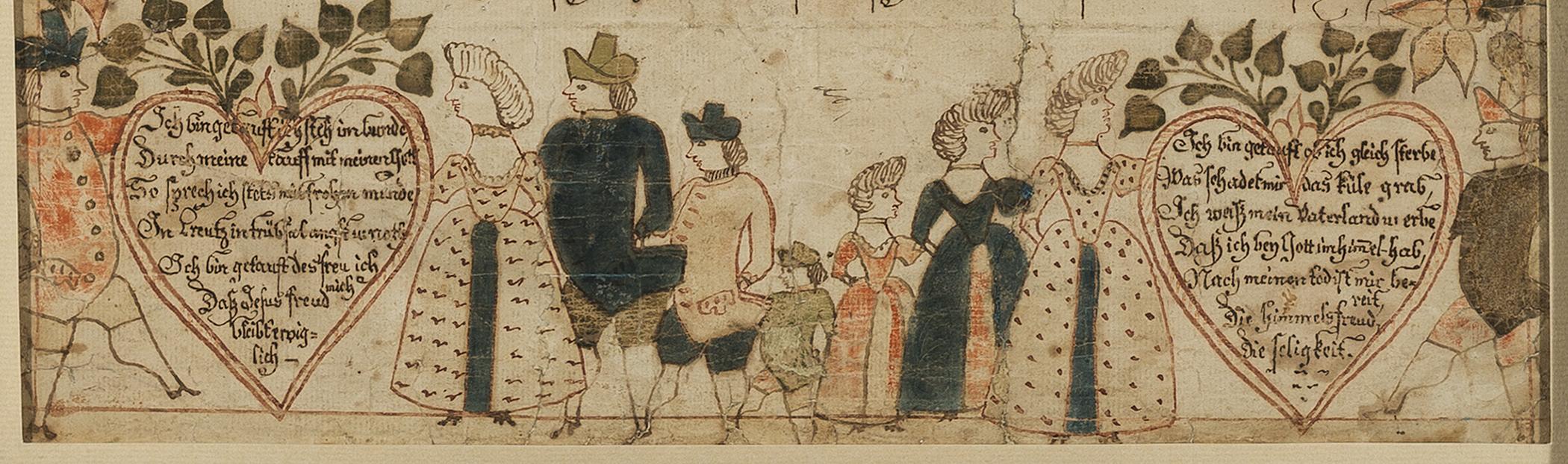 1963.0050 A Fraktur, detail 3