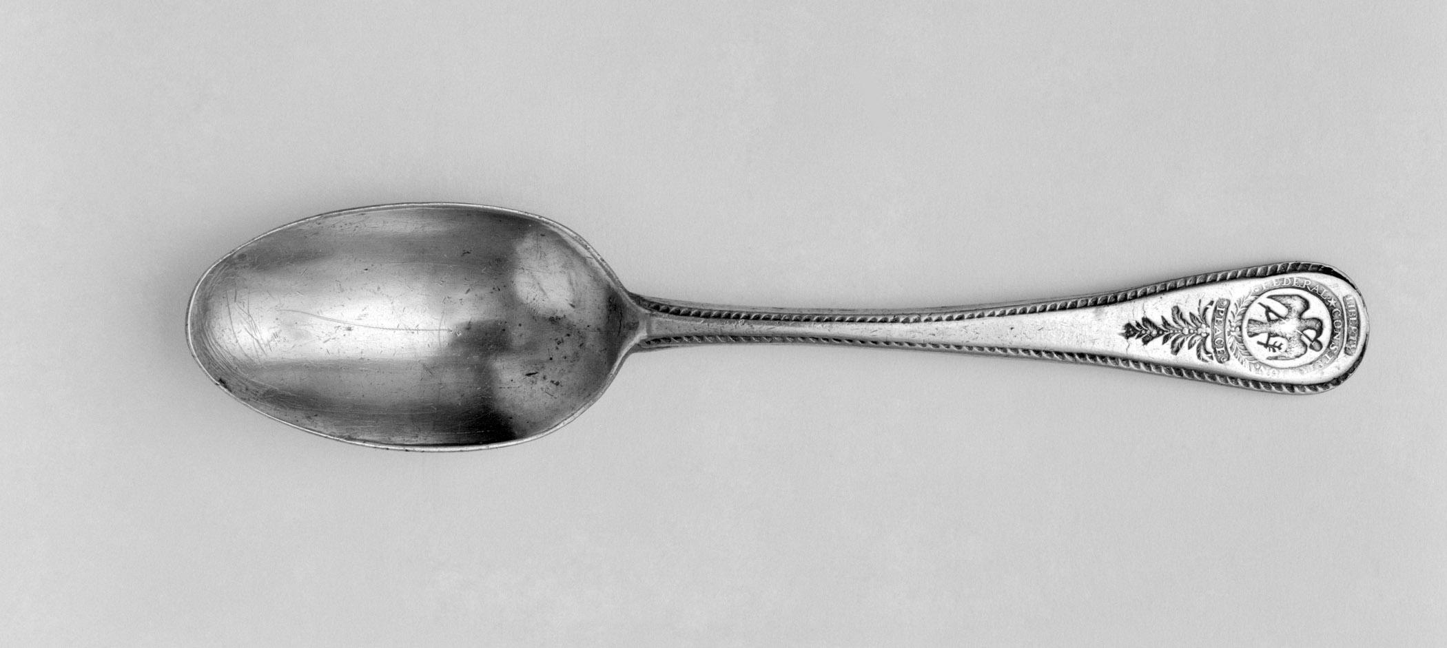 1963.0055 Pewter spoon