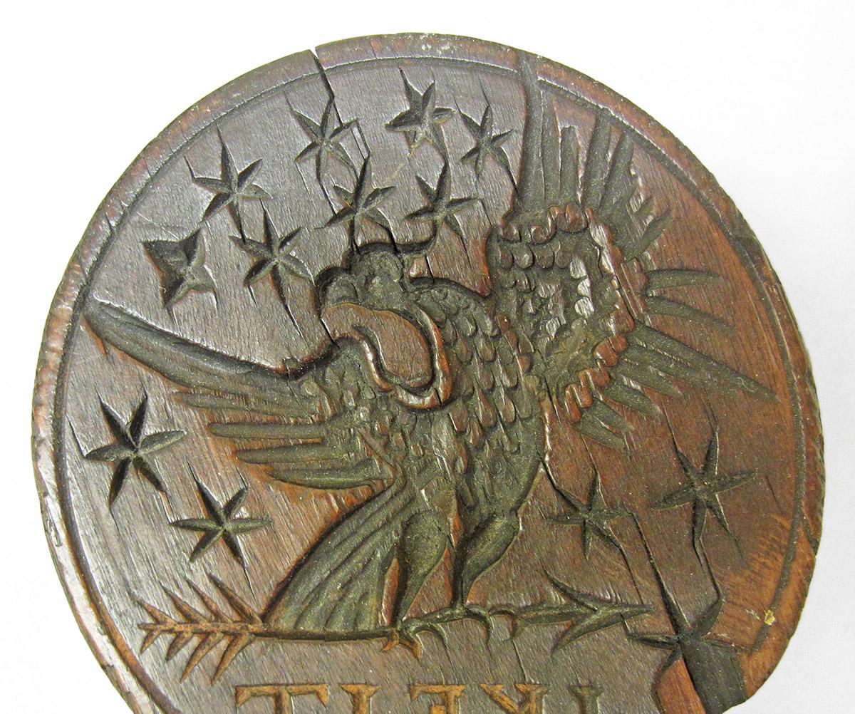 1963.0061, Butter mold, carving detail 2