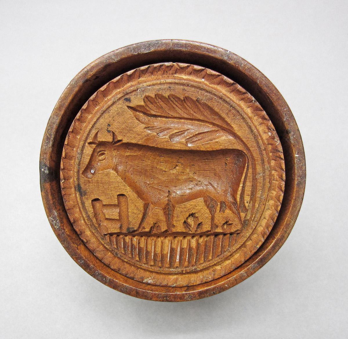 1963.0062, Butter mold, bottom