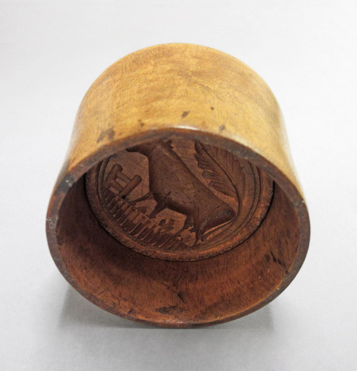 1963.0062, Butter mold, cover