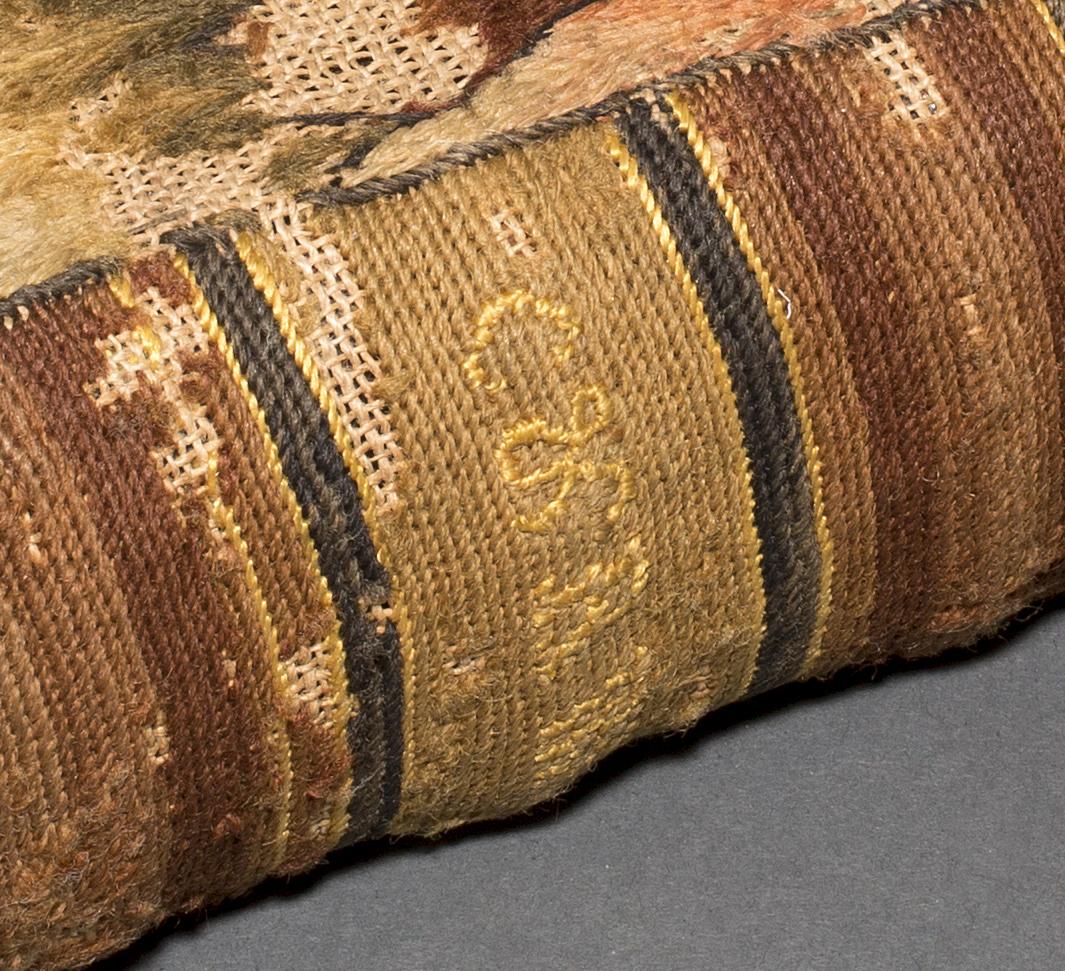 1963.0067 Book cover, 1963.0955 Book, detail 3