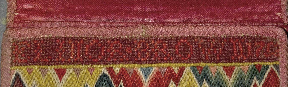 1963.0085 Pocketbook, Inside Incription