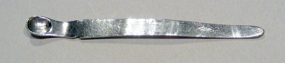 1955.0136.045 D Silver Ear Spoon upper surface