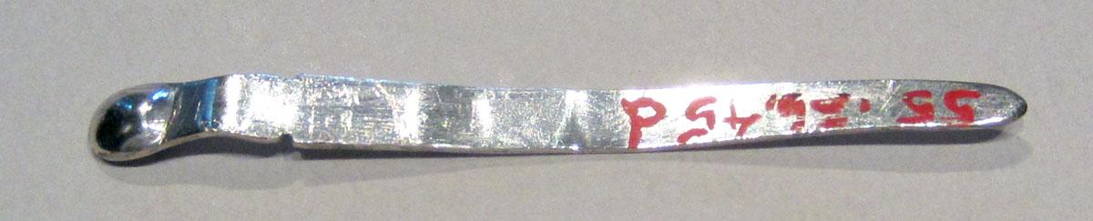 1955.0136.045 D Silver Ear Spoon underside