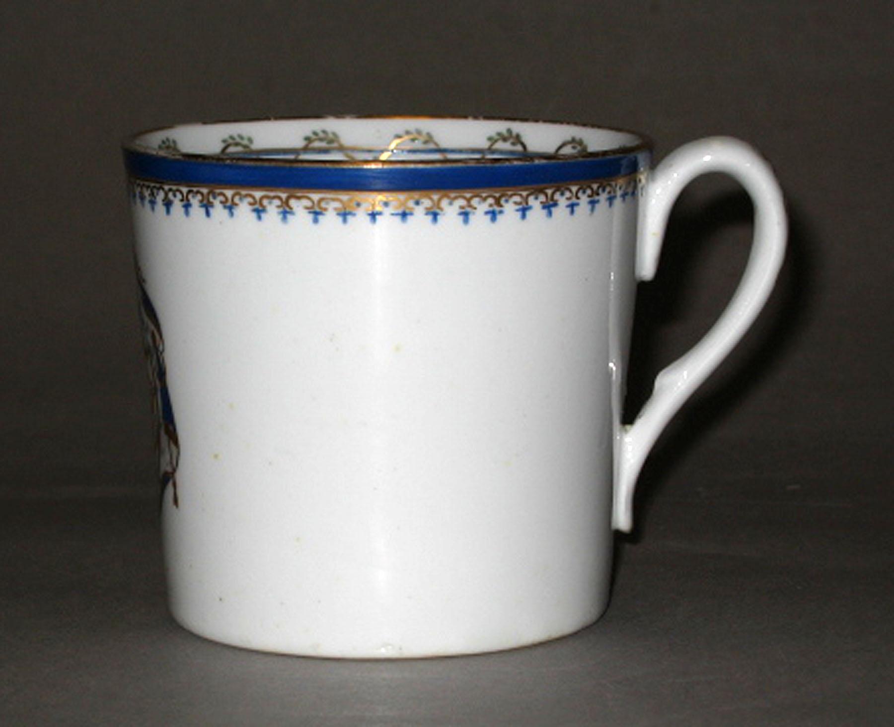 1963.0090 A Porcelain mug (profile)
