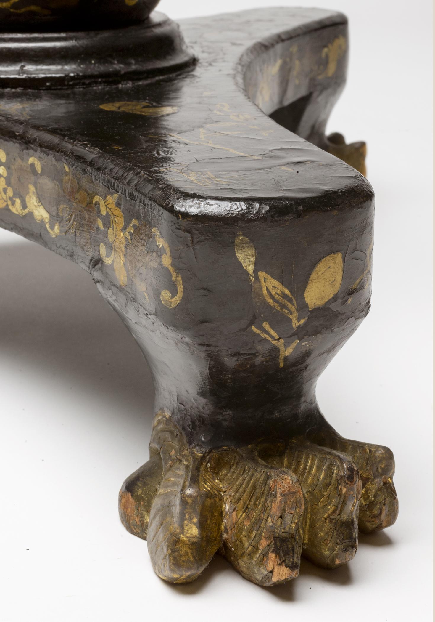 1963.0096 Table, detail 4, after conservation treatment