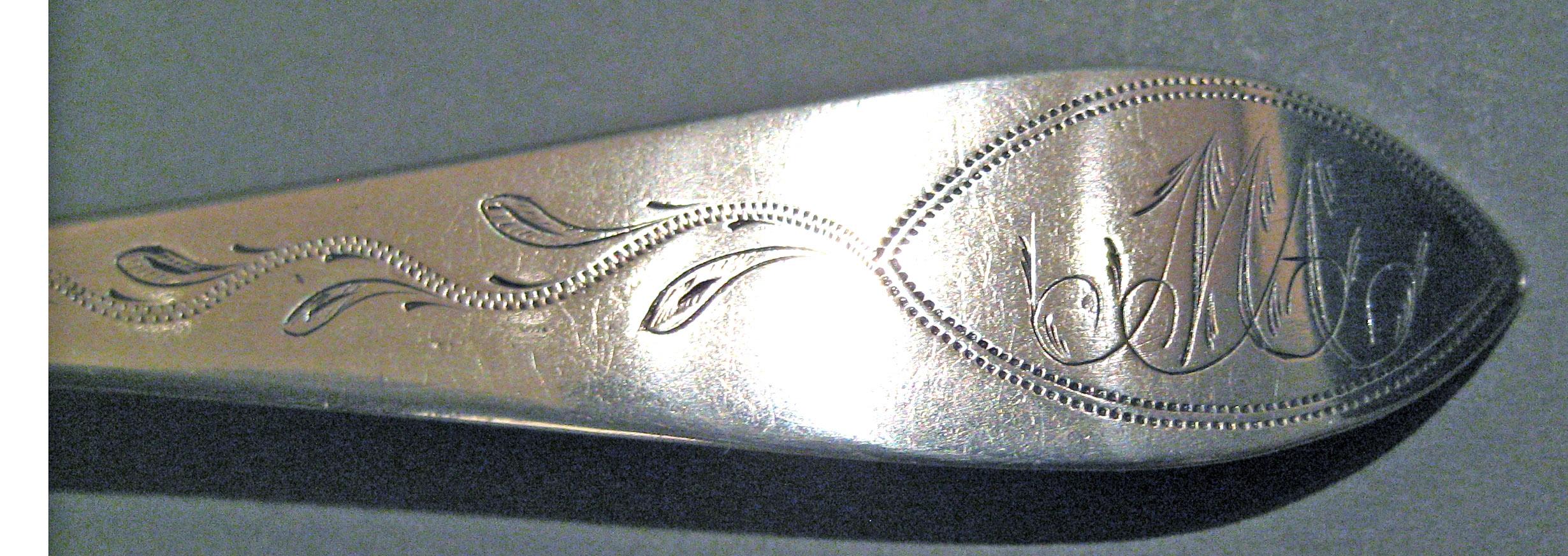 1963.0119 Silver Spoon engraving