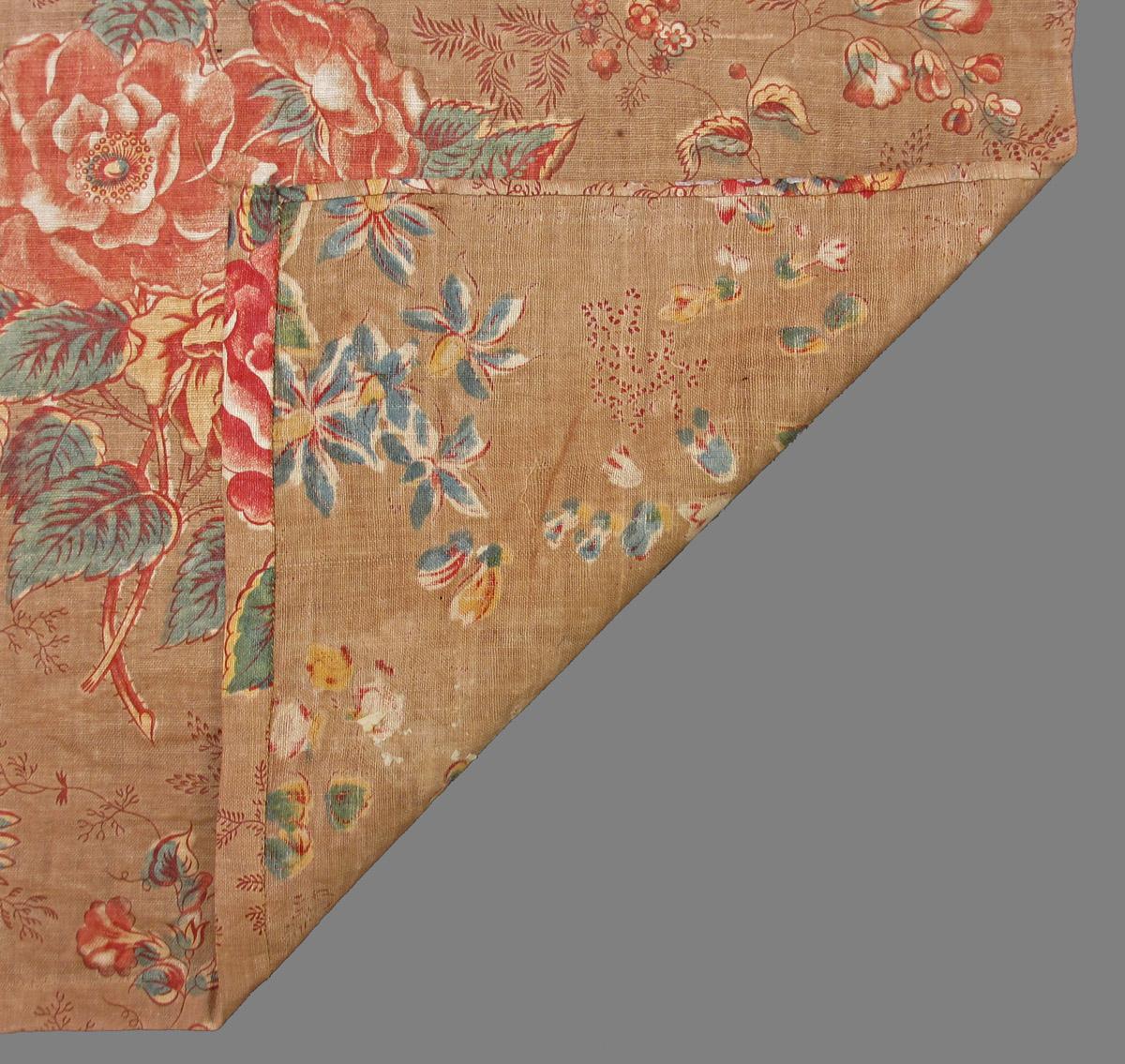 1963.0134.007 textile, printed folded corner