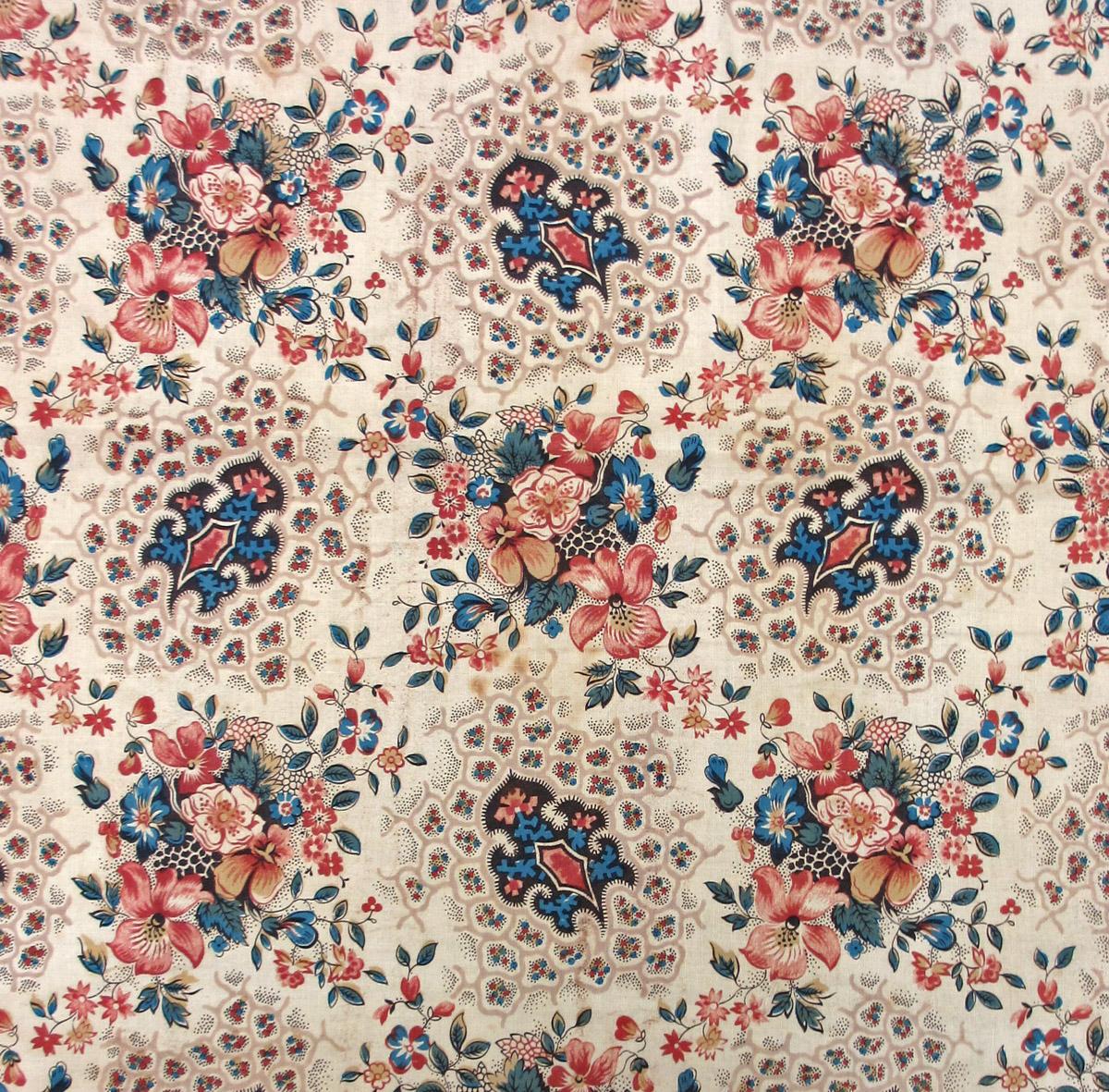 T2276 textile, printed design repeat