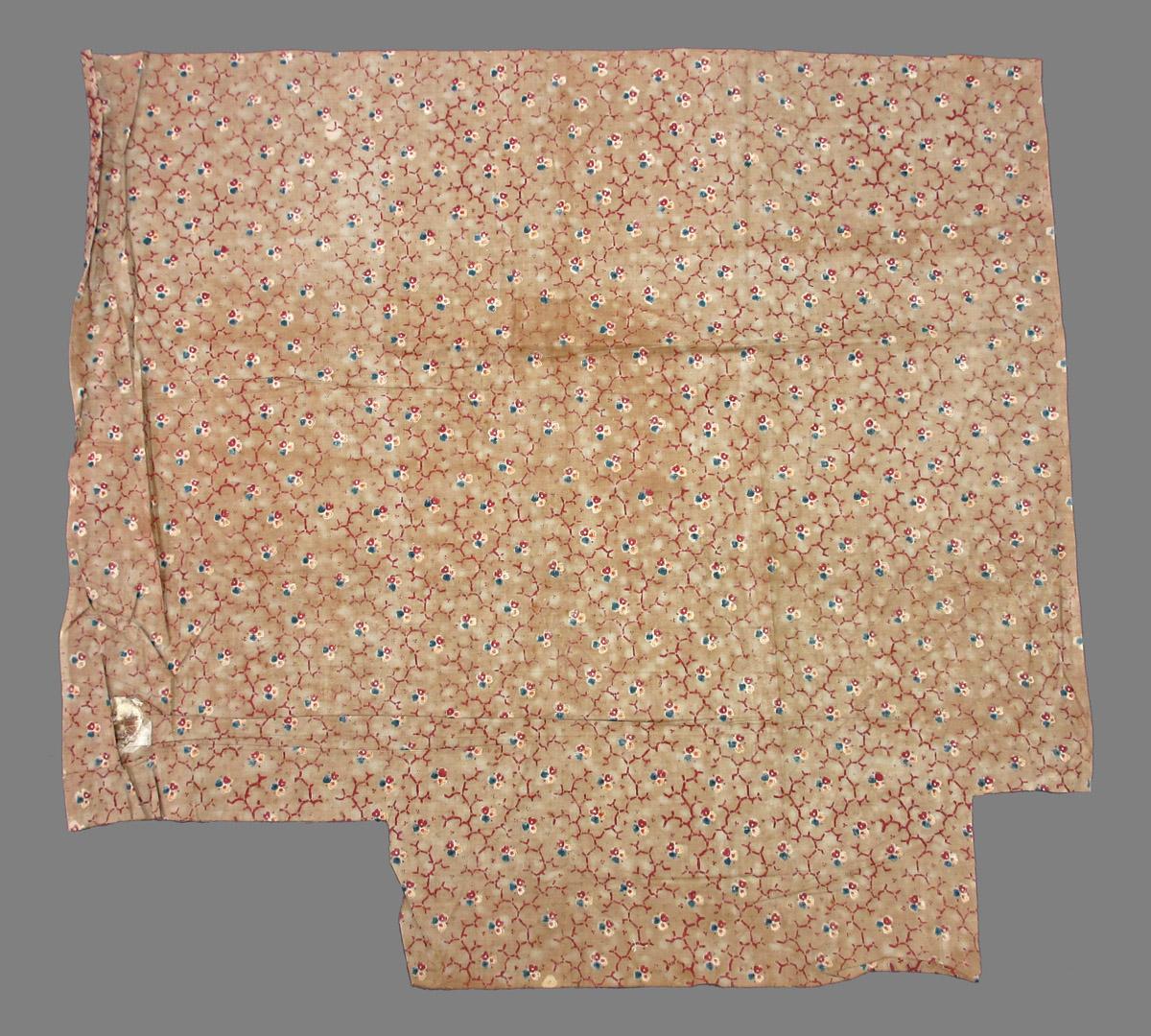 1963.0140.001 textile, printed reverse