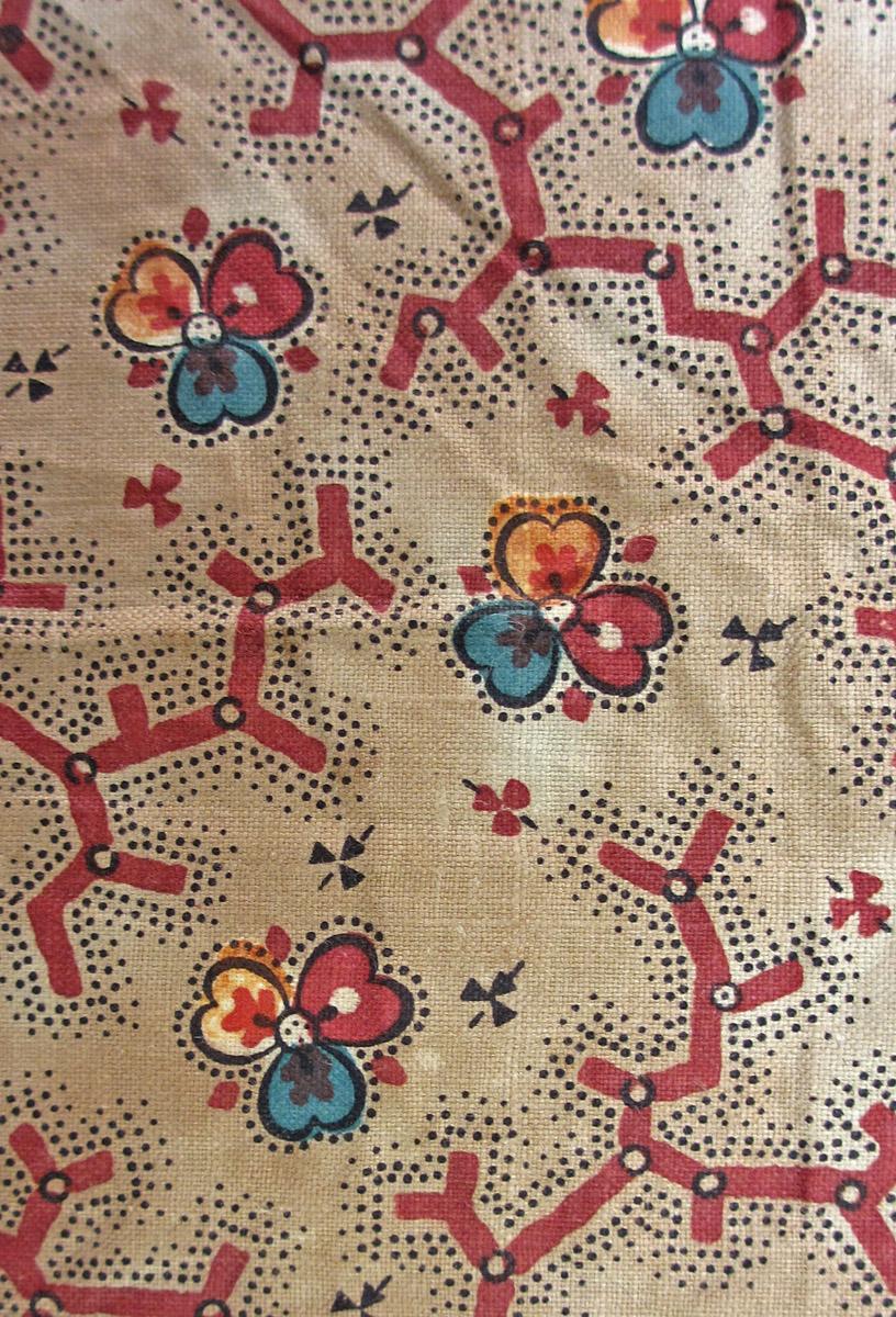 T2277 textile, printed design repeat