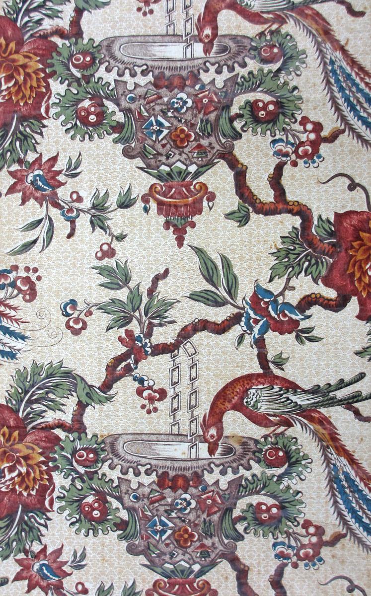 1963.0141 textile, printed detail
