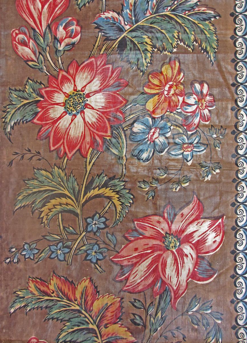 1963.0142 textile, printed detail