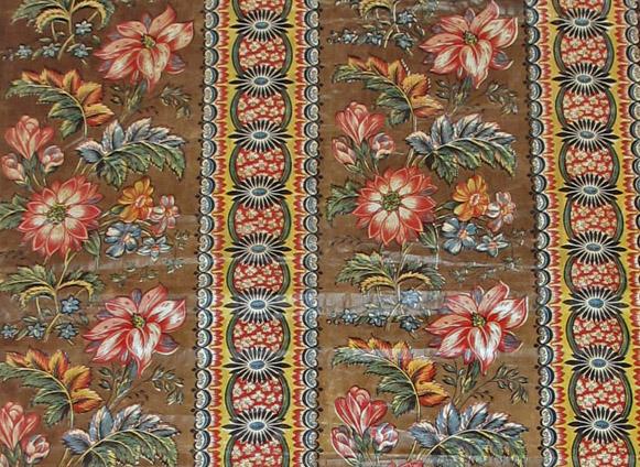 T3214 textile, printed design repeat
