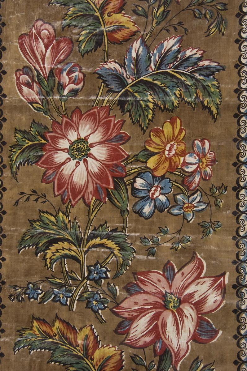 1963.0142 Textile, printed, detail 5
