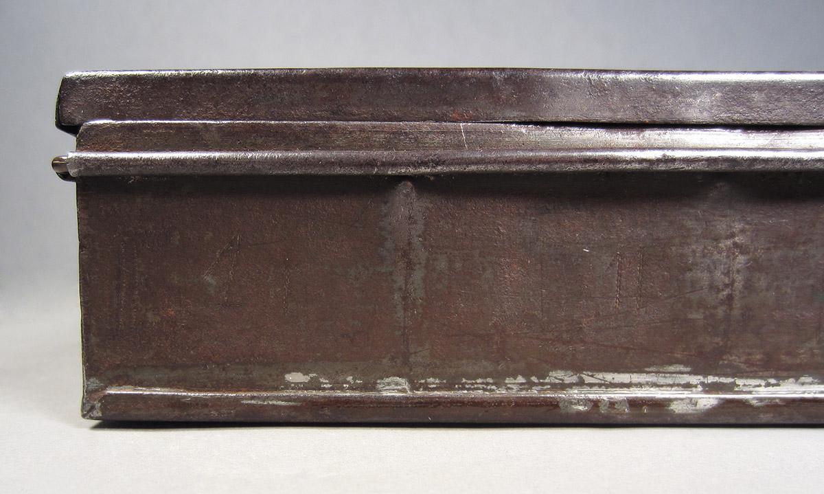 1963.0156.013, Box, front marks 1