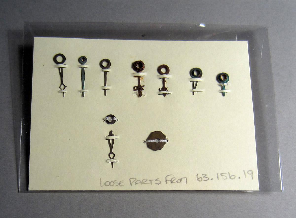 1963.0156.019 Watch hands, View 1 paper