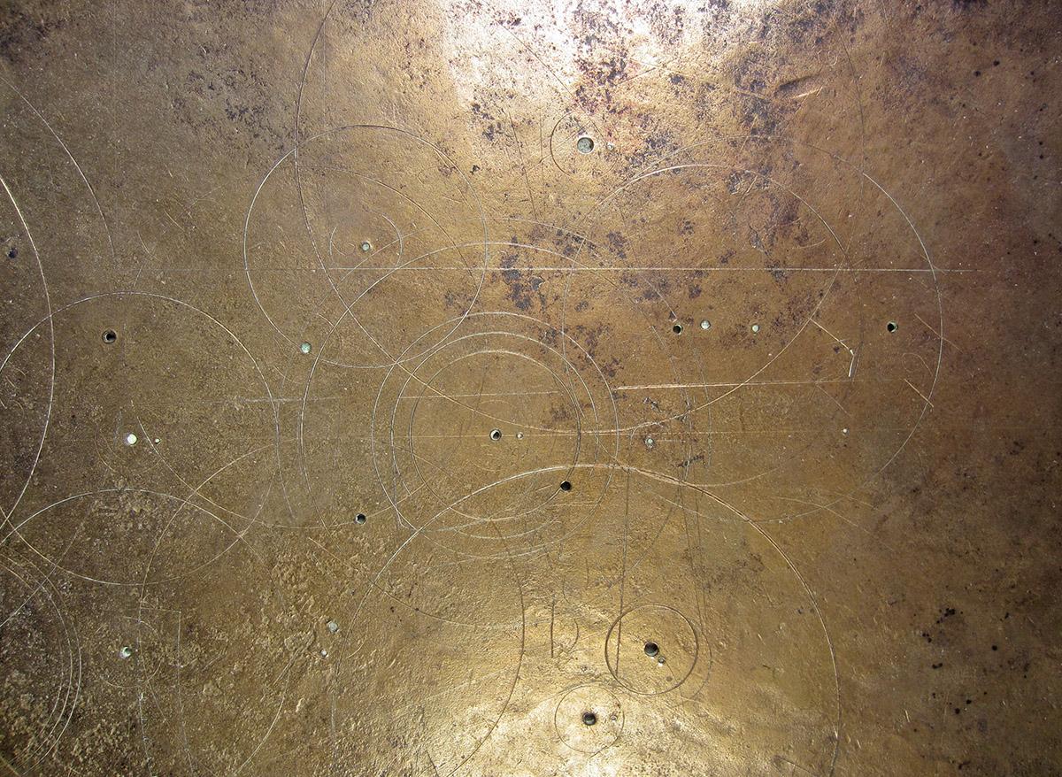 1963.0156.030, Plate, marks 1