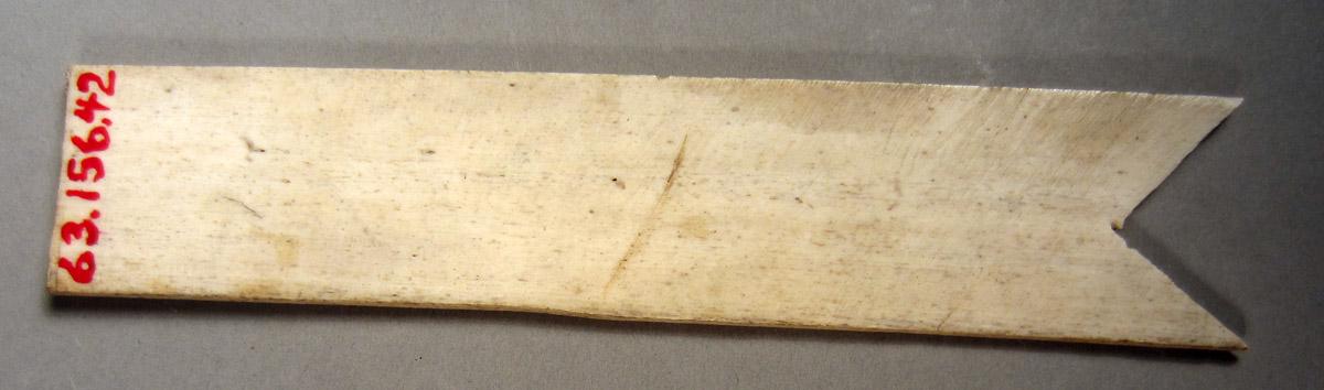 1963.0156.042 Whale bone, View 2