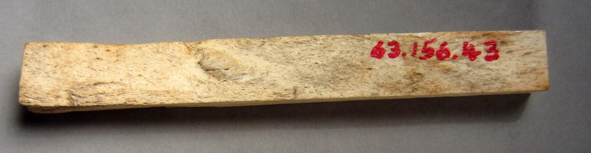 1963.0156.043 Whale bone, View 2