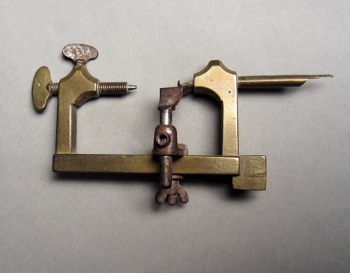 1963.0156.046 Watchmaker's lathe, View 1
