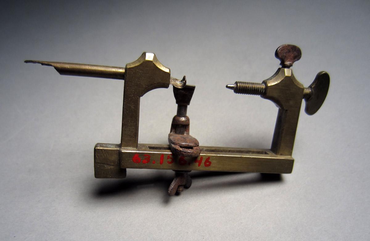 1963.0156.046 Watchmaker's lathe, View 3