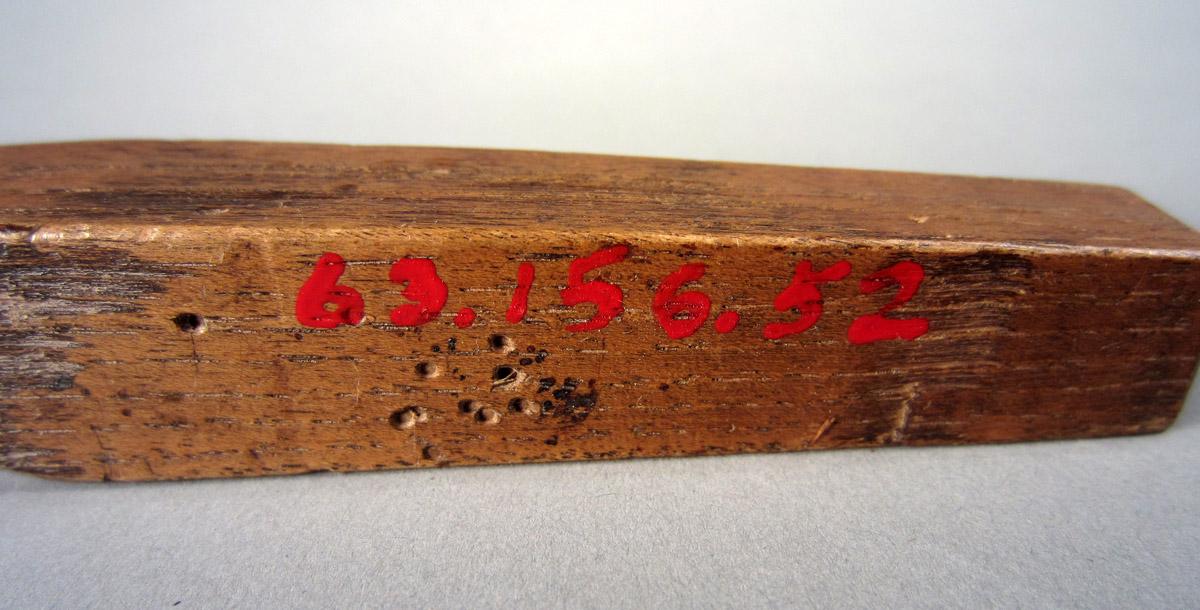 1963.0156.052 Bit, Insect damage