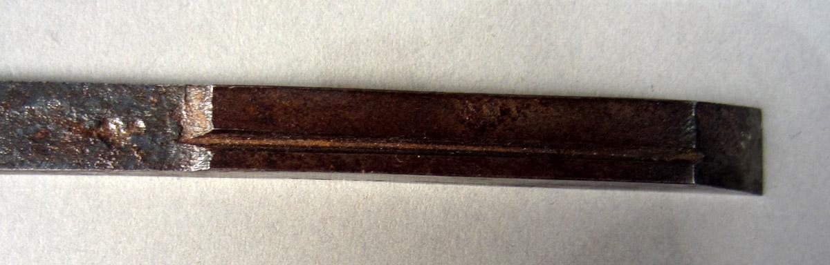 1963.0156.060 Plane iron, Mark