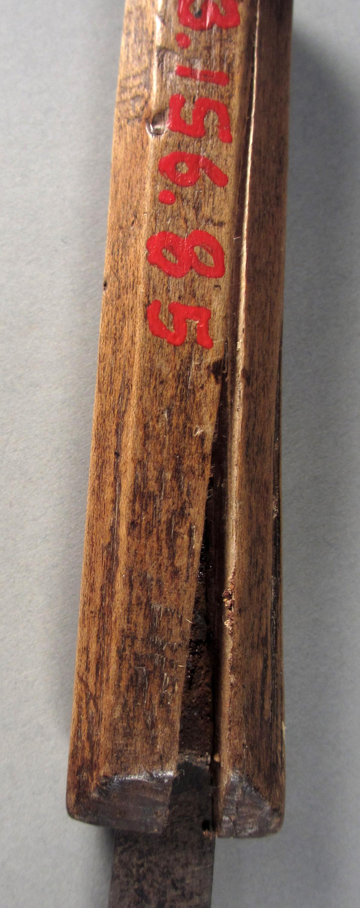 1963.0156.085 File, Handle damage