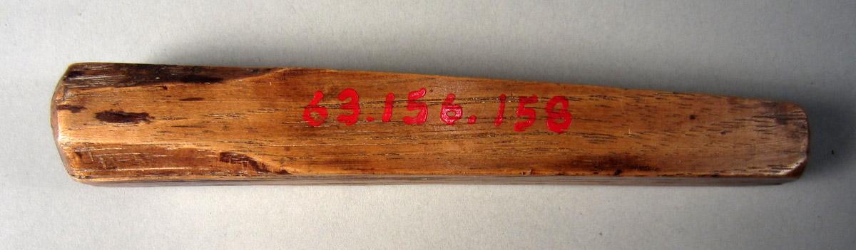 1963.0156.158 Tool handle, View 1