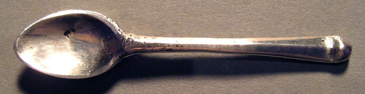 1955.0136.056 J Silver Spoon upper surface