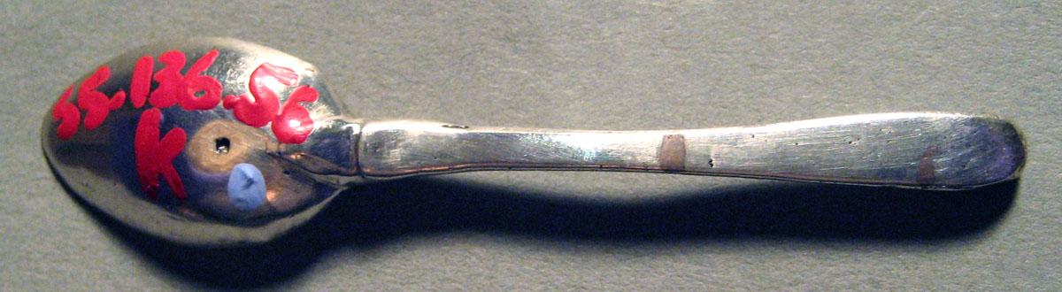1955.0136.056 K Silver Spoon underside