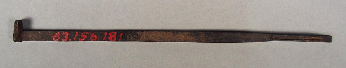 1963.0156.181 Plane iron, side 1