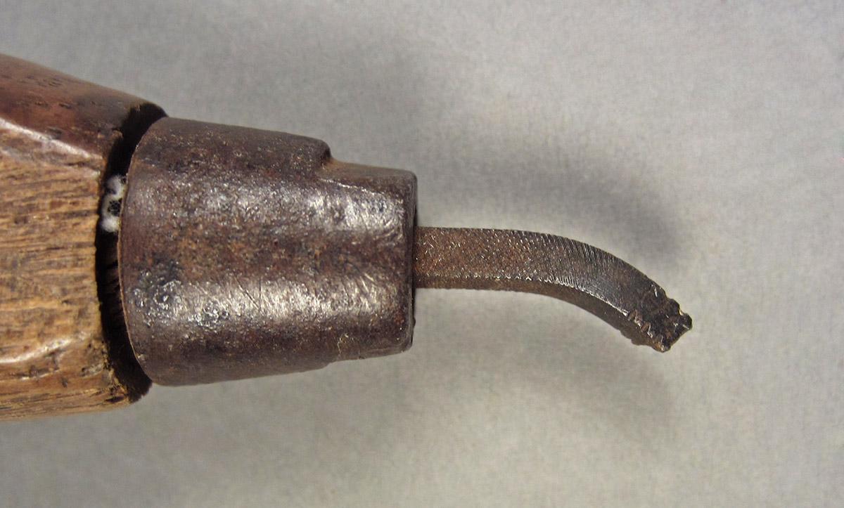 1963.0156.189, Lathe tool, tip side 1