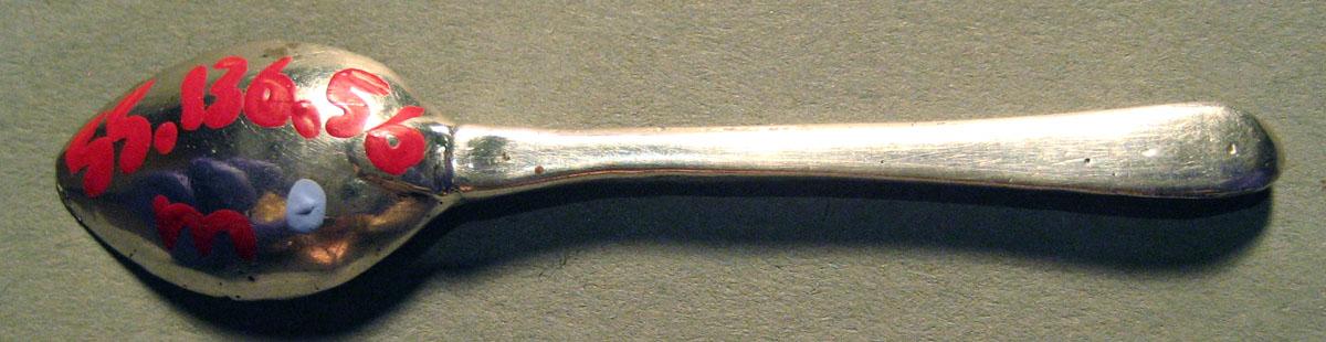 1955.0136.056 M Silver Spoon underside
