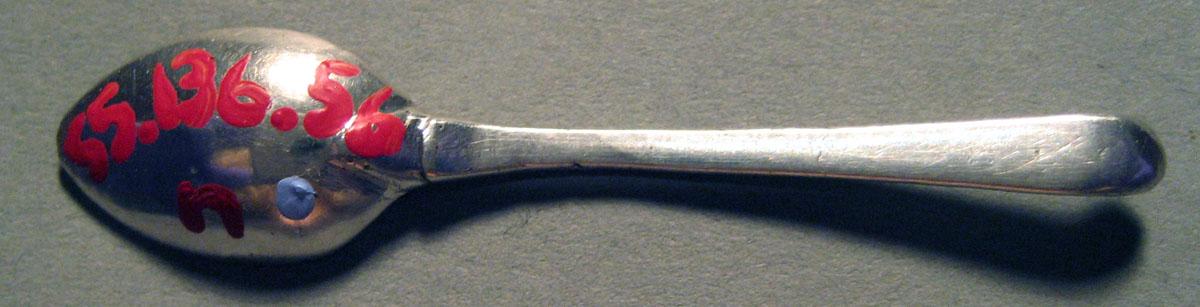 1955.0136.056 N Silver Spoon underside