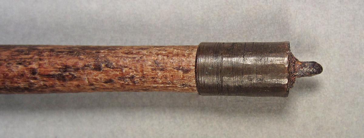 1963.0156.250, Lathe arbor, tip