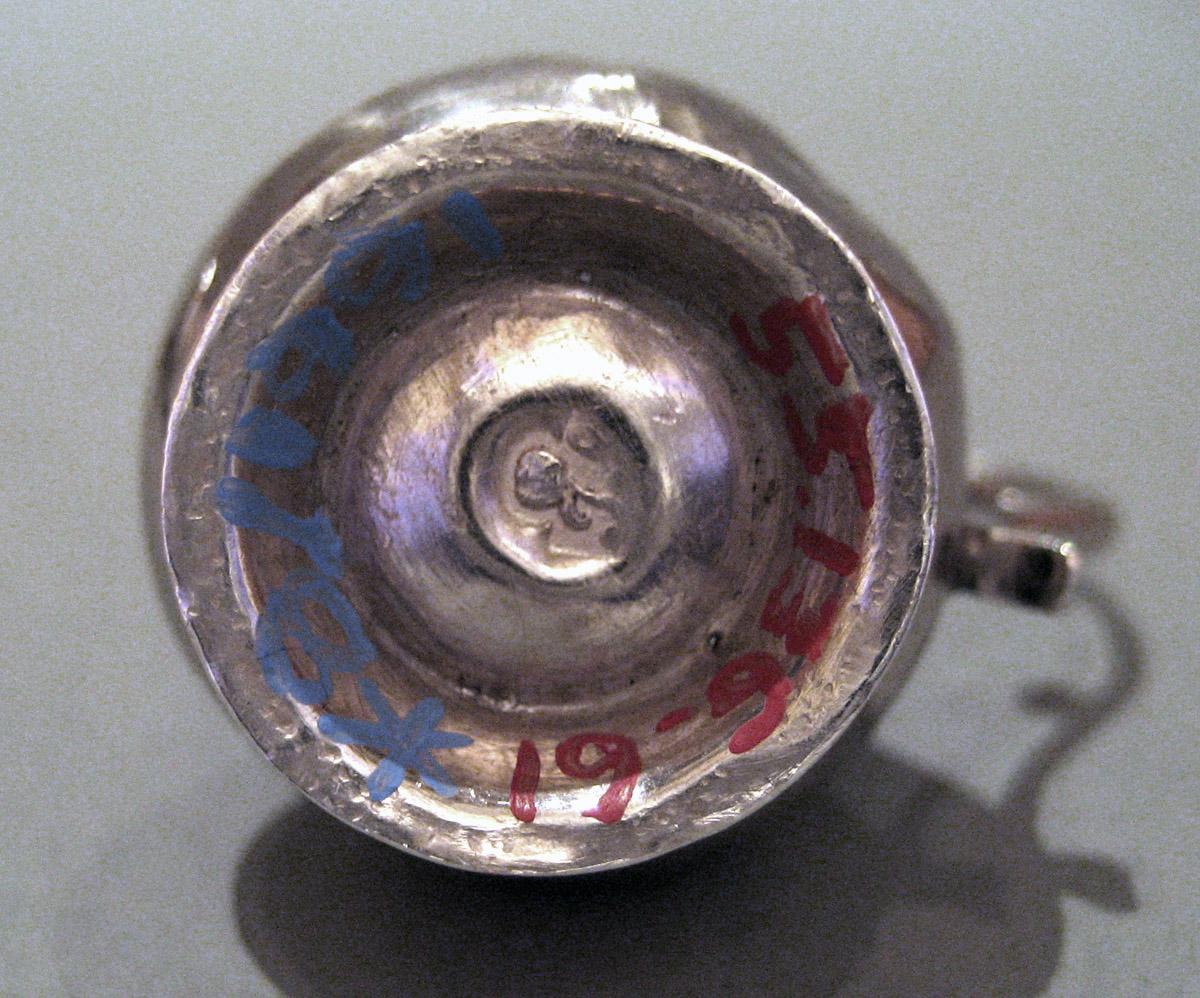 1955.0136.061 Silver Cream Pot underside