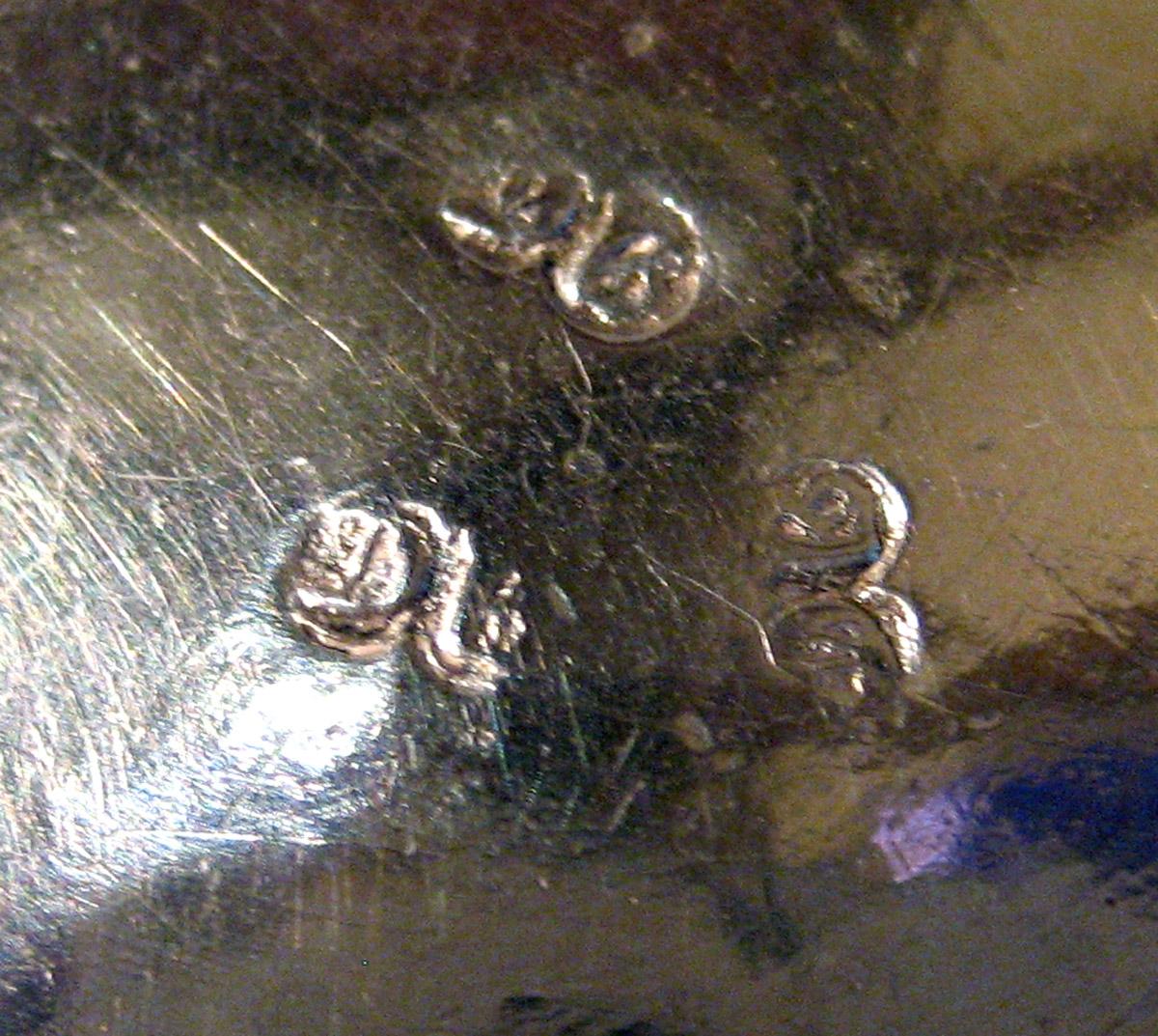 1955.0136.064 A Silver Teapot mark underside teapot