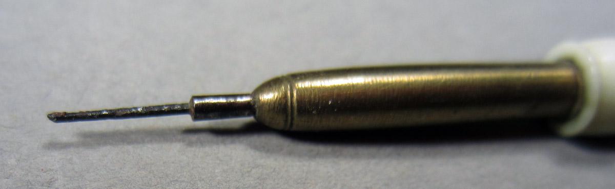 1963.0156.302 Pivot hole drill, Detail