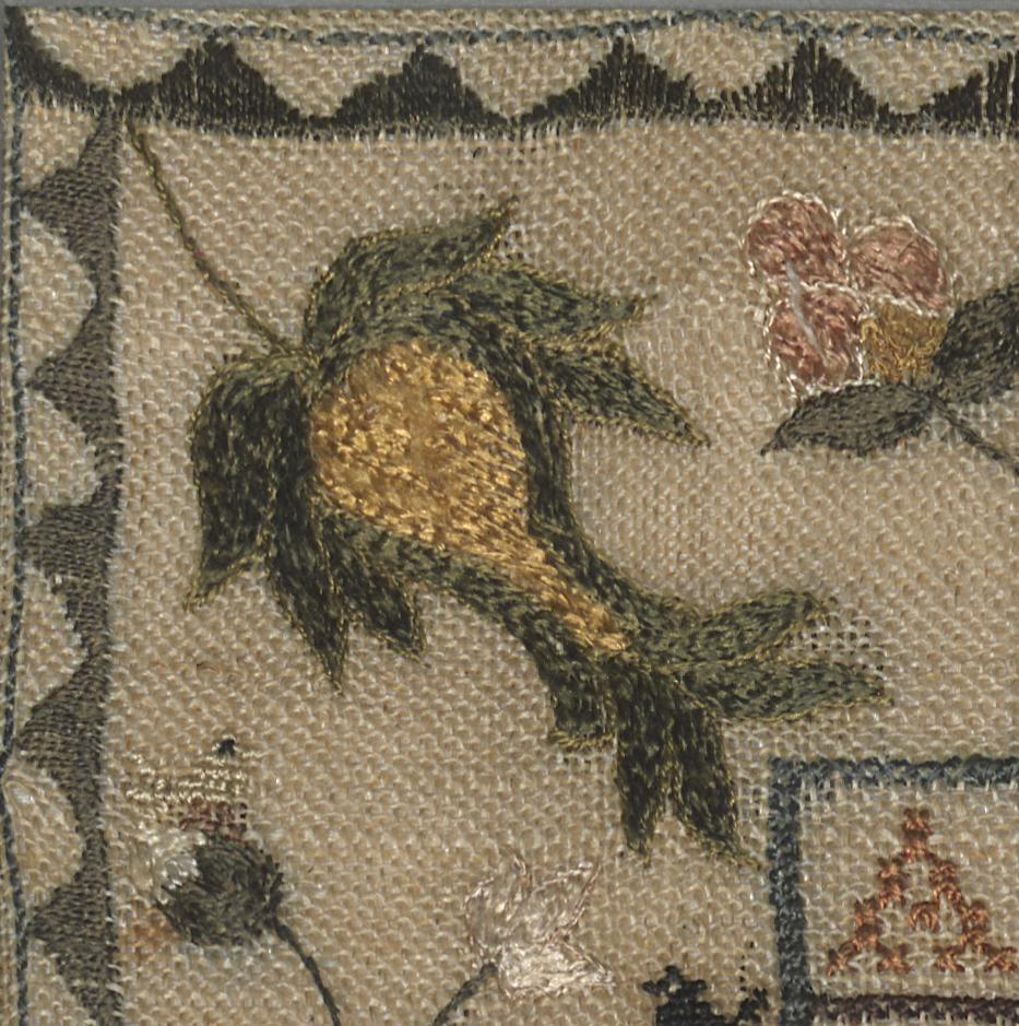 1963.0515 A Sampler, Detail 11
